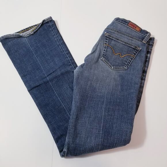 Adriano Goldschmied Jeans Low Rise Bootcut Blue Denim - Picture 4 of 12